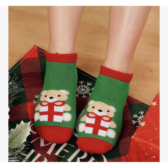 5~Pairs Christmas Socks Children Socks Christmas Gift Unisex Kid Socks Size 3-5Y - Picture 6 of 10